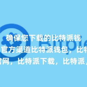 确保您下载的比特派钱包是来自官方渠道比特派钱包，比特派官网，比特派下载，比特派，比特派钱包导入